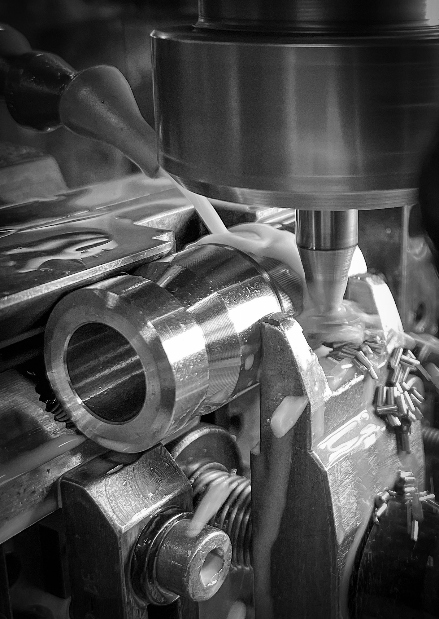 Metallbearbeitung an CNC‑Fräse