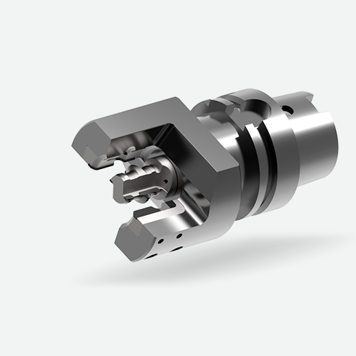 Metallwerkzeughalter mit offener Gabel vorne